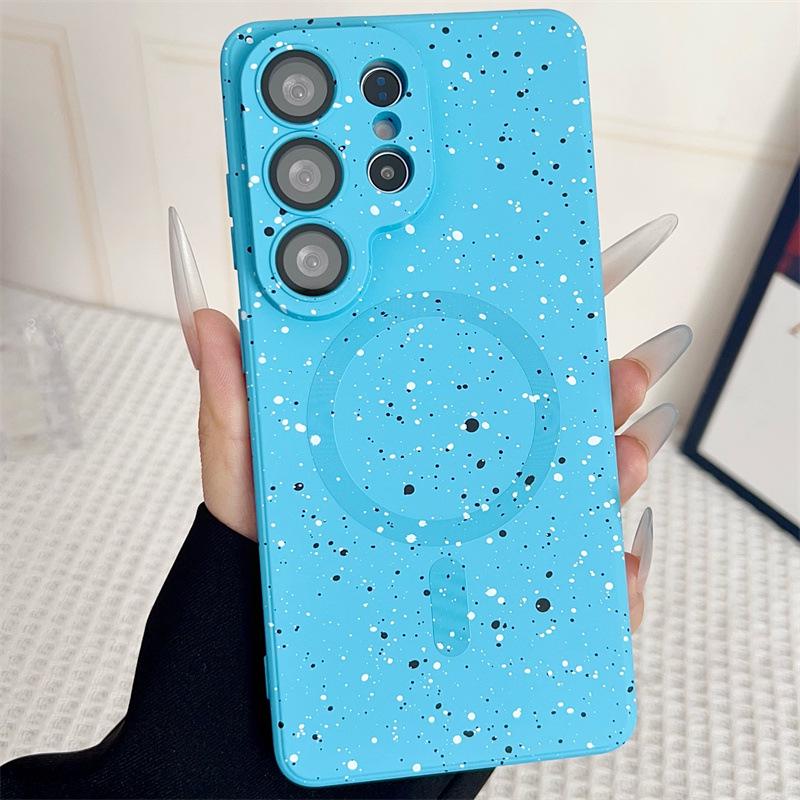 Compatible Samsung S26 Ultra Magnetic Phone Case for S25 & S24, Z Flip7, A17, A16 Silicone Cross-Border Design.