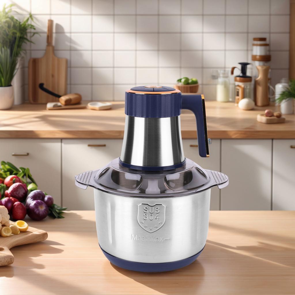 5L Electric Meat Grinder 500W Meat Grinder Mincer Stainless Steel Food Crusher for Ground Beef Deer Chicken