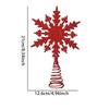 Gifts Snowflake Christmas Tree Toppers Hollowed-out 3D Snowflake Ornament Multi-layer Xmas Props Christmas