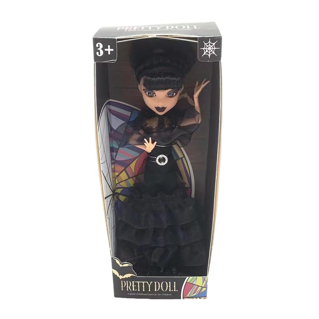 25cm Wednesday Addams Cute Action Figure Children Toys Addams Family Anime BJD Doll Room Decoration DIY Model Birthday Gifts