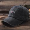 1pc Men's Washed Printed Baseball Cap,battery Display Printing,outdoor Leisure Windproof Sun Cap,suitable for Daily Wear,party