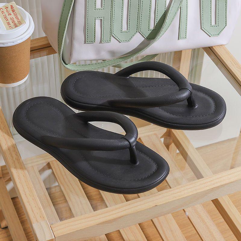 

Women s Summer EVA Flip-Flops: Step-on-Comfort, Non-Slip, Cool Bathroom & Beach Slippers 38-39 чорний