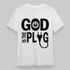 Men's Oversize T-shirt With Power Switch Plug Symbol Art Graphic 100% Cotton Tee