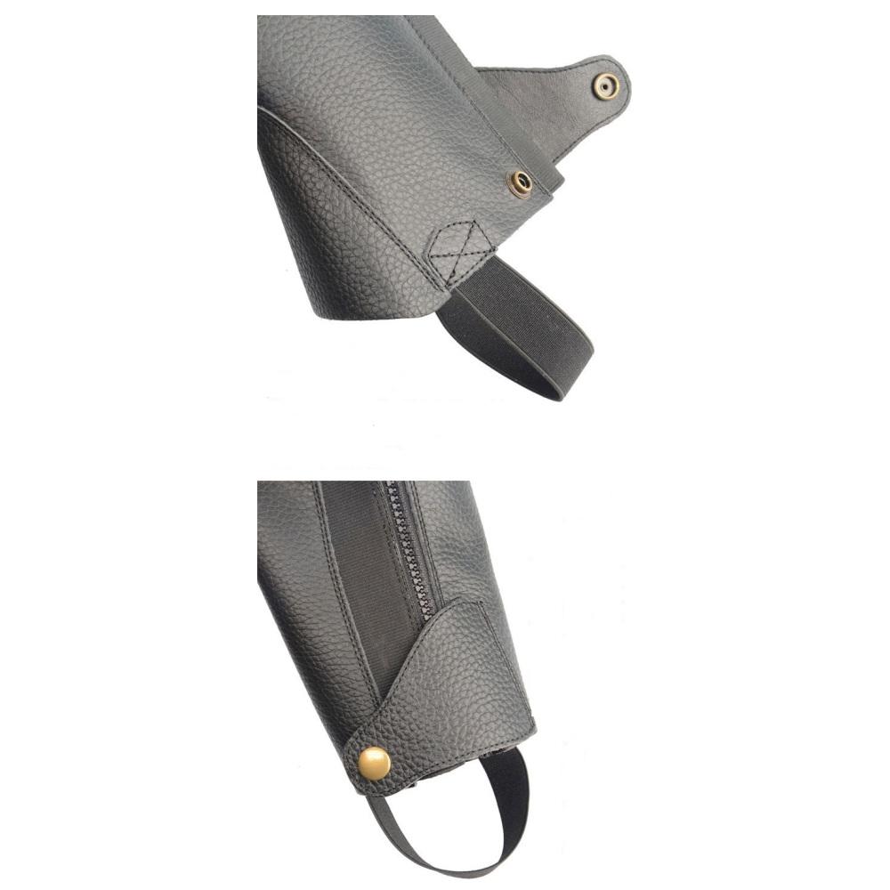 Jambiere de echitație din piele de vacă din microfibră Cizme de călărie durabile Acoperire Protectoare pentru corp Echipament de protecție moale Echipament pentru cal