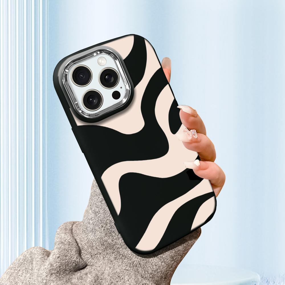 Solid Color Silver Edge Lens Fatty Casing Soft TPU Liquid Silicone Cover Shockproof Phone Case for Huawei Honor iPhone Infinix Tecno Vivo