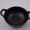 ZISIZ Deep Cast Iron Wok Pan
