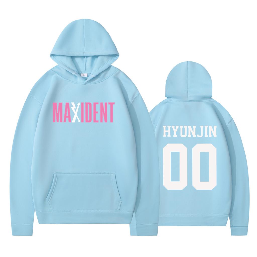 Vintage Grafický Potisk Stray Kids Mikina Dámská Pánská Ležérní Hip Hop Streetwear Dlouhý Rukáv Fleecová Mikina Unisex