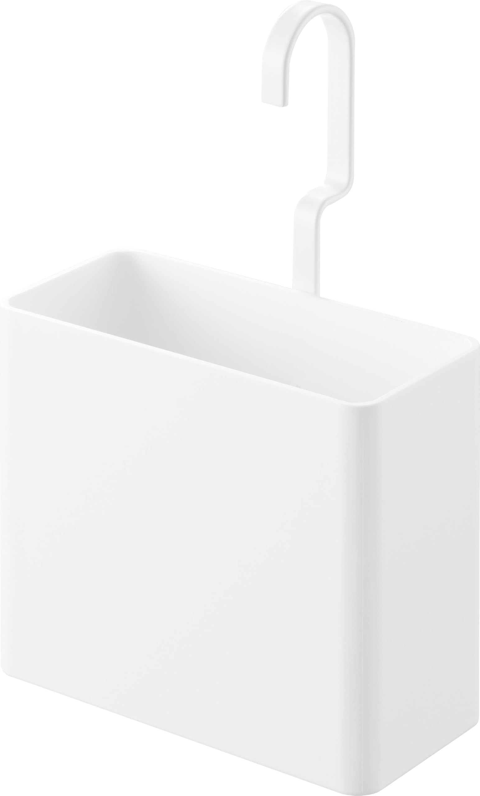 

Yamazaki Hanging Storage Case L White using hook Tower movable hook Hanging storage case with divider 10753 W15.2×D9.6×H20.5cm (when vertically) 4-way белый