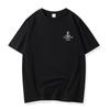 Men Summer Loose Short Sleeve Letter Printed Pullover Brathable Cotton T-shirt