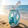 Full Dry Snorkel Mask Silicone Full Face Anti-Fog Panoramic View Diving Mask for Snorkeling Gear-M4