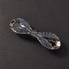 For Girls Crystal Bow Zircon Hairgrip Korean Ponytail Holder Small Hair Clip Women Spring Clip