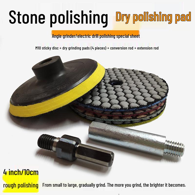 Diamond Head Polishing Pad for Drills: Marble, Quartz, and Stone Grinding