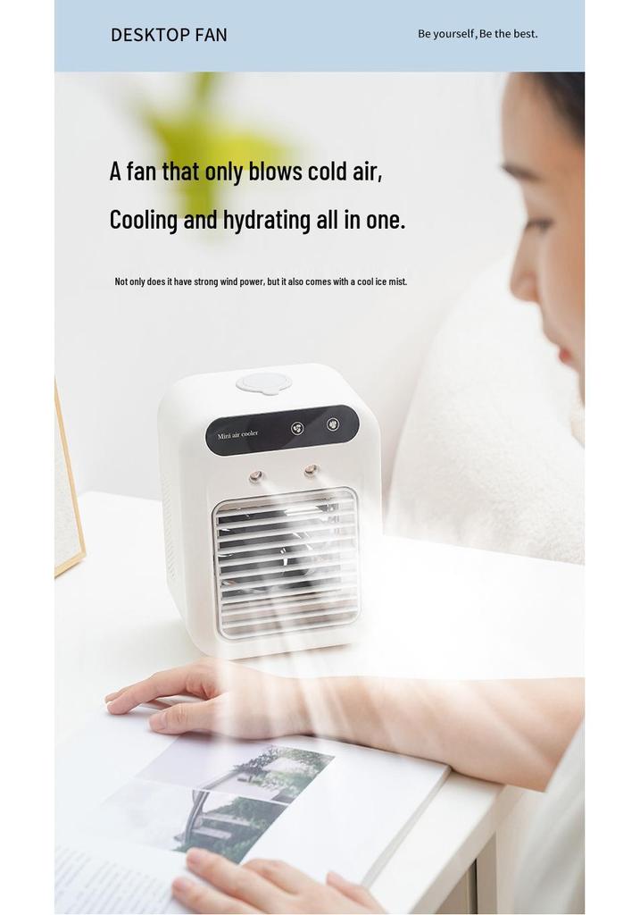 Portable Mini Air Cooler & Spray Fan