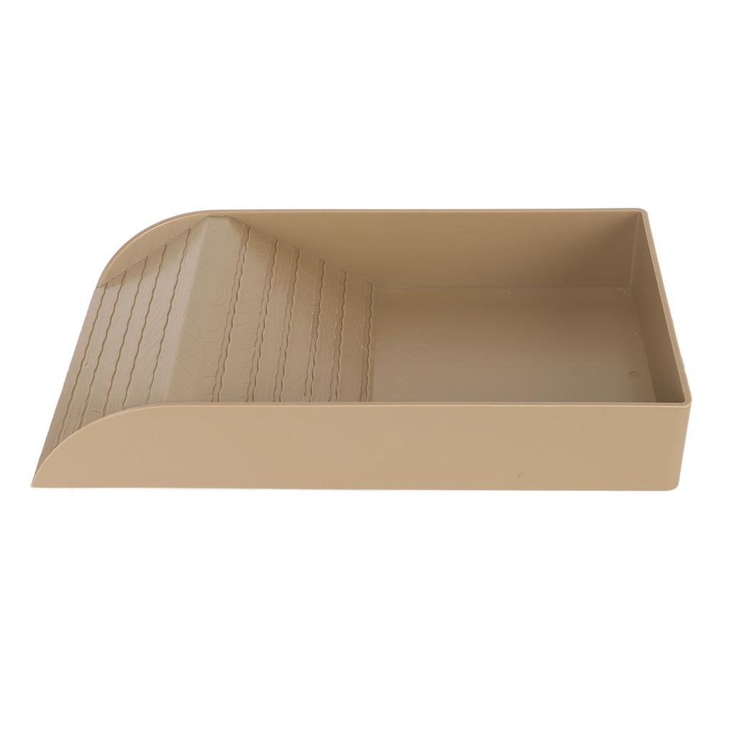 Turtle Feeding Dish Slip Resistant Turtle Food Water Bowl with Ramp and Basking Platform for Bath