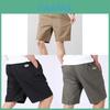 Tk Japanese Straight Fit Cargo Shorts With Multipockets For Summer Casual Wear