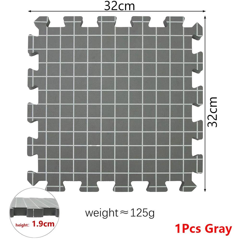 1/4Pcs Ultra Thick Knitting Block Mat Portable Grid Knitting Board New Foam Blocking Board 1pcs gray