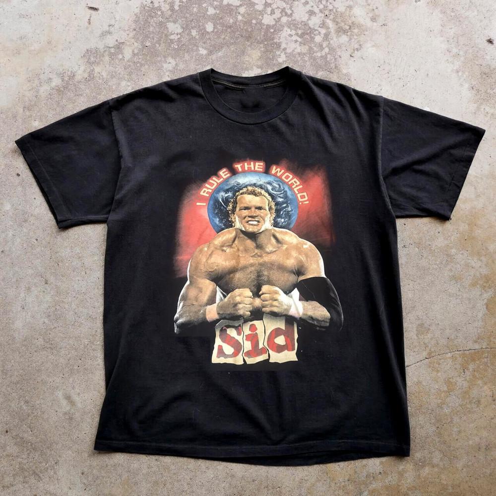 Rare Vintage 90s Sycho Sid Vicious Short Sleeve Black All Size Shirt AG2278 Unisex T-Shirt