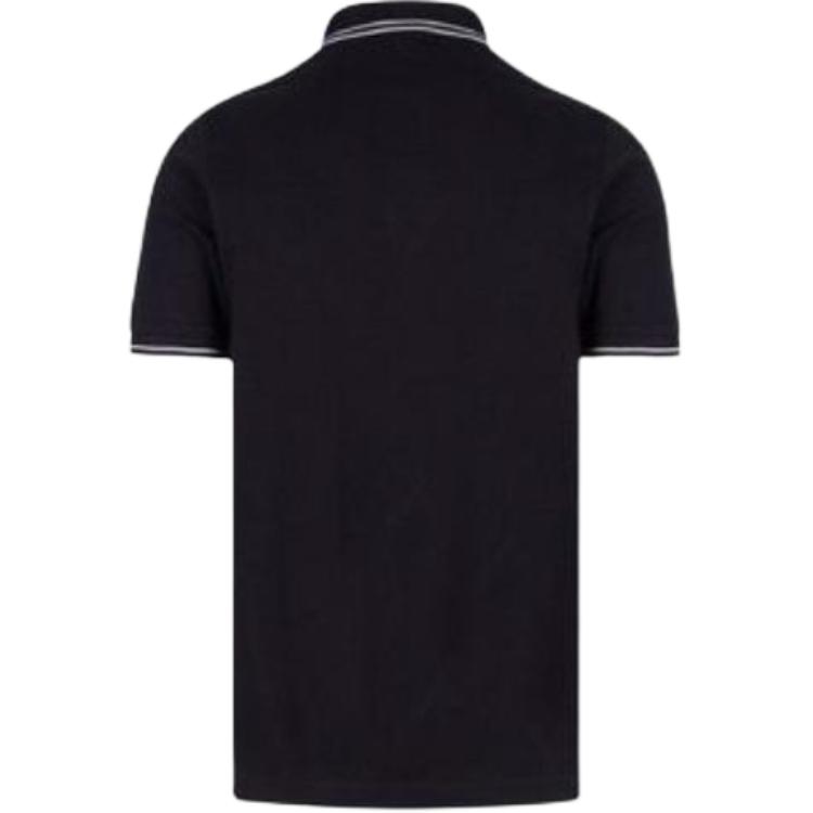 STONE ISLAND Compass Patch Logo Poloshirt Schwarz Herren Oberteile 80152SC18-A0029