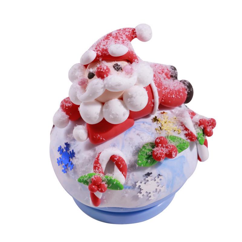 Christmas Tree DIY Clay Music Box - Handmade Creative Kindergarten Craft
