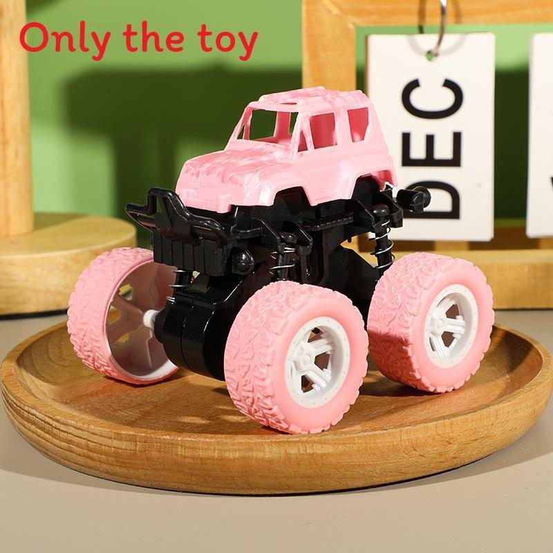 Macaron Color Plastic Off Road Inertia Toy Car For Kids With Durable Design And Visual Development