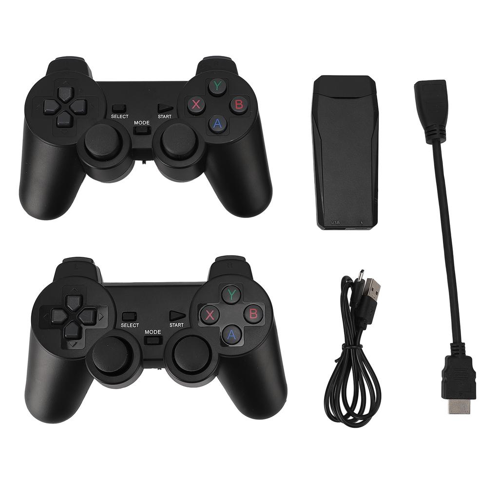 Retro-Spielkonsole Vorinstallierte 20000 Spiele 2-Personen-Match 4K HD Spielbox Wiederaufladbar 2,4 GHz