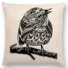 New Ornate Brave Animals Totems Free Beast Faith Tattoo Prints Cushion Cover Sofa Throw Pillow Case Owl Elephant Shark Bear