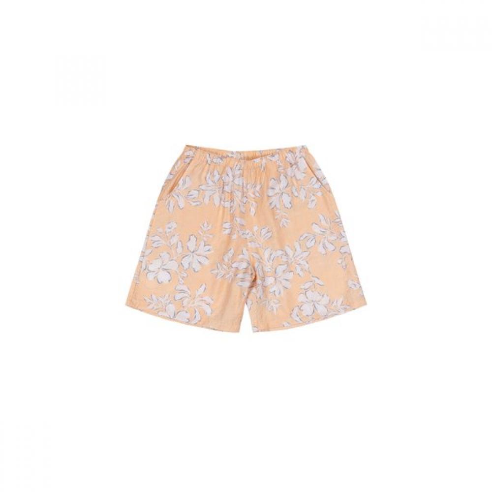 Barbara Women S Orange Flower Pattern Pajama  awp4627S 