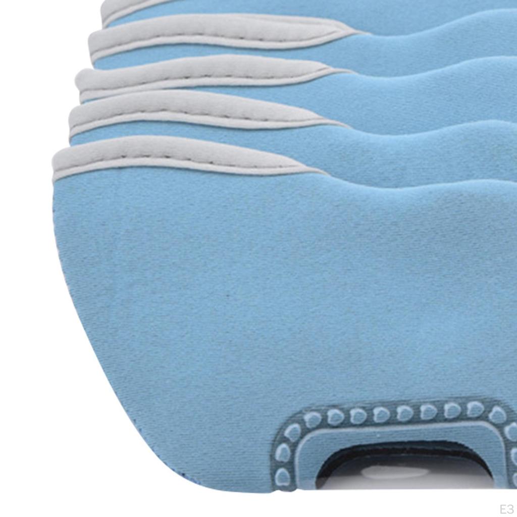 10 Pieces Visible Golf Iron Covers Club Covers, Universal Headcover Putters Protection