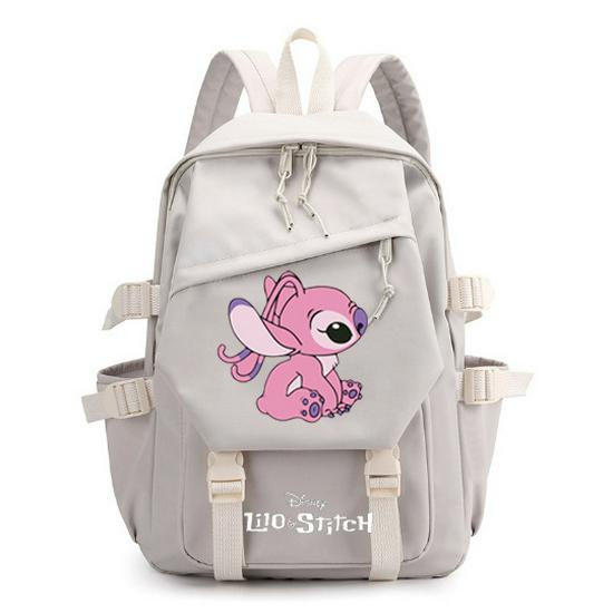 

Двухплечевой рюкзак Lilo & Stitch - Большая вместимость для студентов, Унисекс One Size