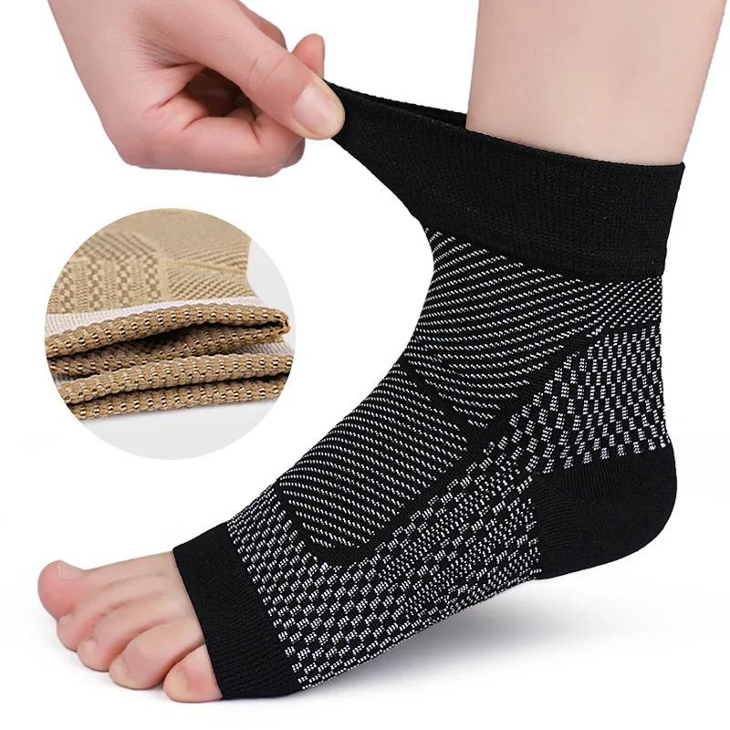 1Pair Compression Socks Ankle Support Pain Relief Anti Fatigue Plantar Fasciitis Running Yoga Socks