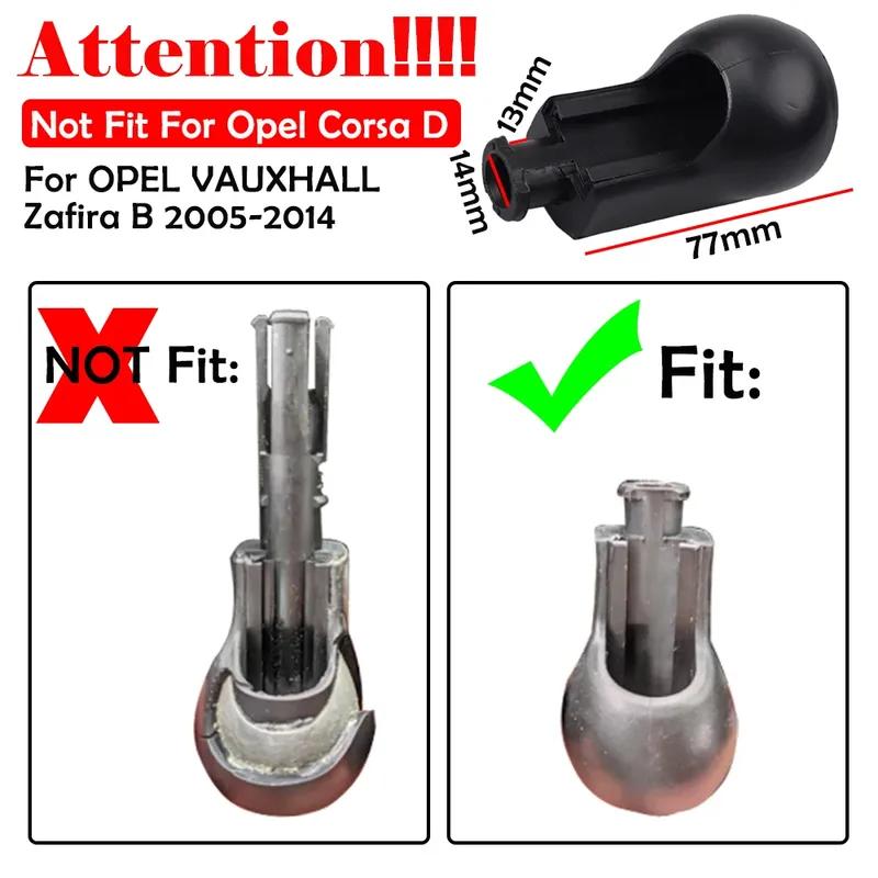 Schaltknauf 5/6-Gang Manschette Stiefel Hebel Schalthebel Stift Griff Handballabdeckung Für OPEL VAUXHALL Zafira B 2005 2006 2007-2014
