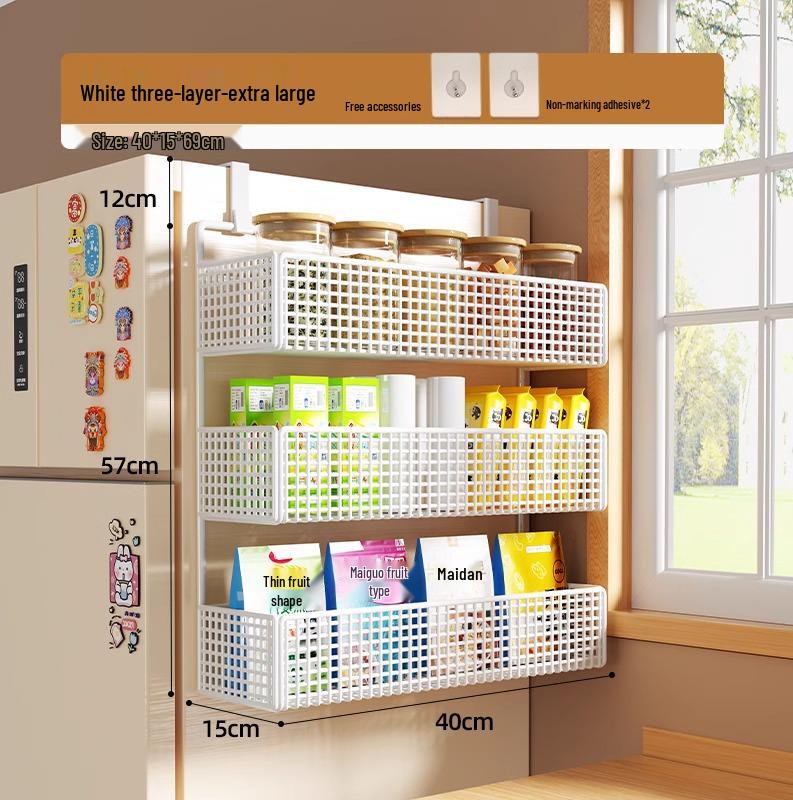 Wall-Mounted Entryway Storage Rack for Bedroom Doors