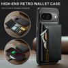 DG.MING M5 Series For Google Pixel 9 Pro/Pixel 9 Case Detachable Magnetic Leather Phone Cover with Card Slots