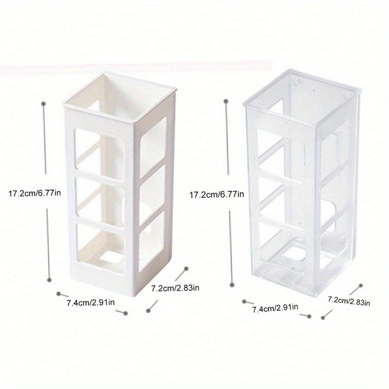 1pc Household Rolled Edge Storage Box, No Drilling Required; Barber Tool Manager, Curling Iron Organizer, Hair Styling Tool Holder