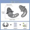 Houxin Silicone Noise-Canceling Earplugs for Sleep and Study - Portable and Silent Set