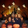 Schwebende Kerzen mit Zauberstab 12 Stück Magische hängende Kerzen Flackerndes warmes Licht Flammenlose schwebende LED-Kerze Halloween-Dekoration
