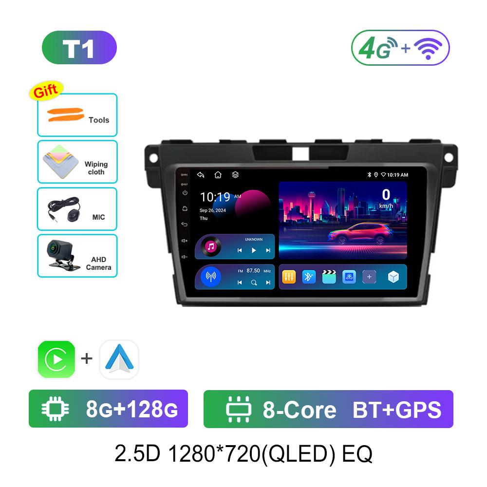 Car Video Multimedia Player DSP Stereo for Mazda CX-7 CX7 2007 - 2014 Android System GPS Navi WiFi IPS Screen 4G Bluetooth