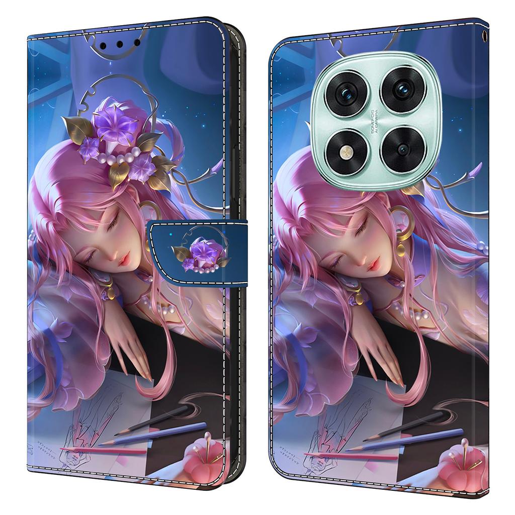 For Xiaomi Redmi Note 14 Pro 5G Wallet Case Pattern Printing Stand Leather Flip Phone Cover