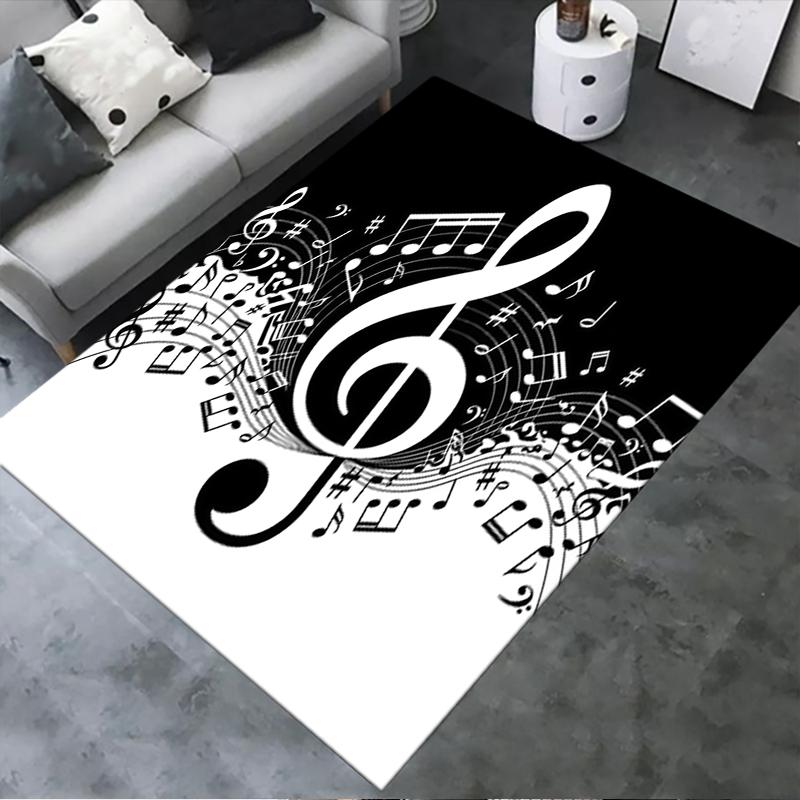 2025 New Treble Clef Carpet Rug for Living Room Bedroom Home Sofa Decoration,Kids Play Non-slip Floor Mat