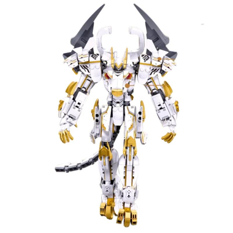 Mech Robot Model Building Blocks Toy Set Creativity Movies Action Figure Warrior DIY Assemble Bricks Toys for Children Gifts