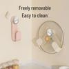 Wall-Mounted Rotating Suction Cup Kitchen Rack for Pot Lids & Cutting Boards