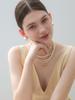 Sosoo Bell Pearl Heart Necklace Bell Natural Pearl Heart Necklace