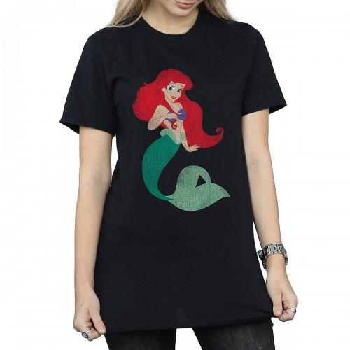 

The Little Mermaid Womens/Ladies Ariel Cotton Boyfriend T-Shirt L