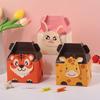 10 Pack Animal Shaped Gift Boxes, Multicolor, 11.5x8.5x15cm, Party Favor Gift Bags