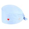 Fashion Solid Work Hat Casual Unisex Scrub Cap With Button