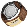 Pulseira de Relógio de Nylon de 16mm para Casio Velcro Casio Pulseira Masculina G-Shock GA-100/110/120/135/2100, DW-5600E/5610/5700/8900,