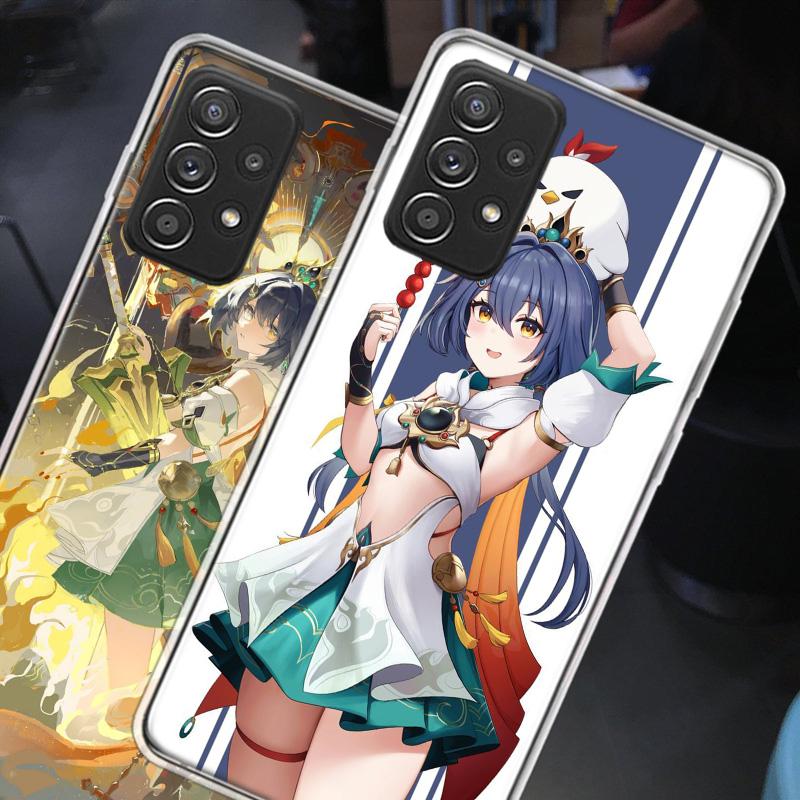 Star Rail Yunli Phone Case for Samsung A54 A57 A37 A17 A14 A15 A12 A24 A34 A55 A35 A25 A52S A07 A05S A04S A22 A32 A72 Galaxy Not