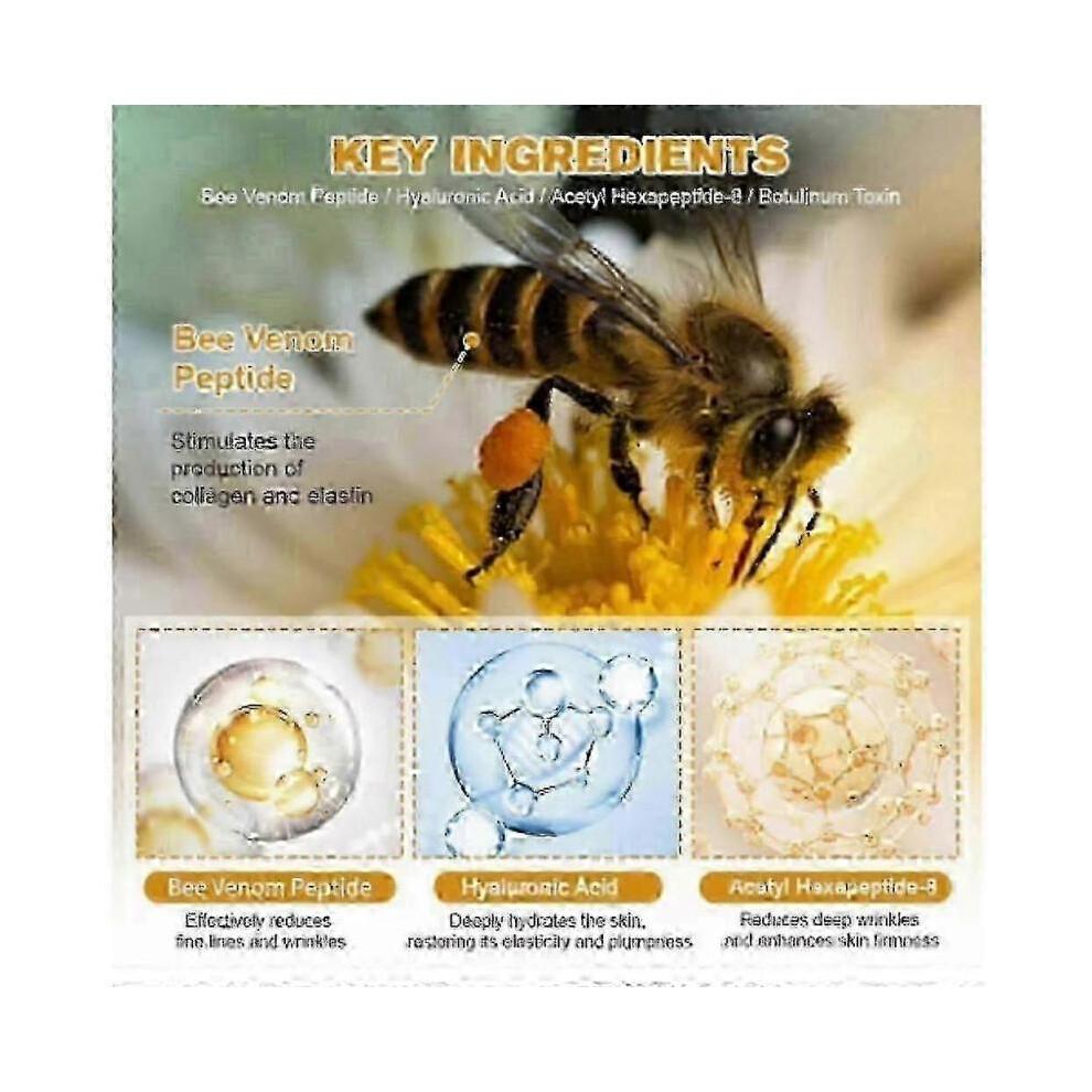 Bee Venom Wrinkle Removal Cream,Bee Venom Anti-Wrinkle Firming Moisturizing,Lifting & Recovery for All Skin Types New