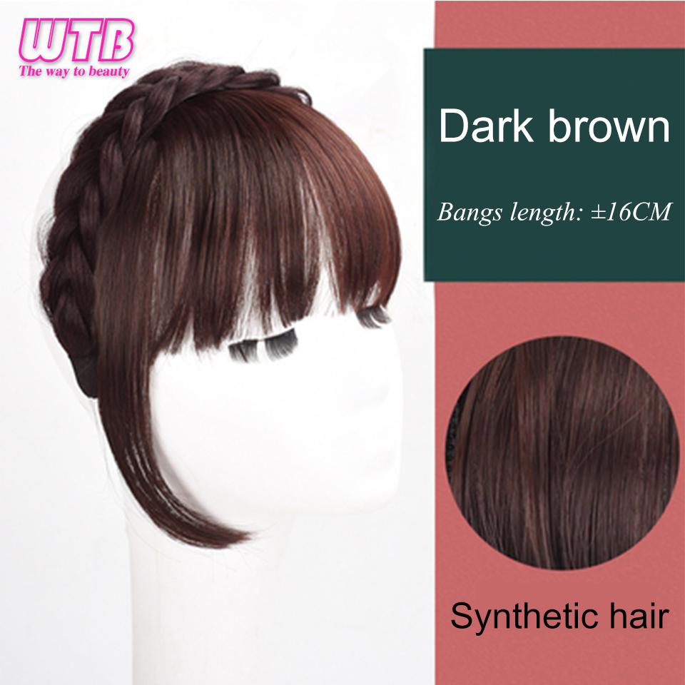 

Синтетический парик WTB, повязка на голову, воздушная челка, естественная невидимая прямая челка, бесшовная прическа с натуральным лбом, искусственная челка