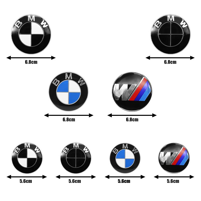 56mm 68mm Car Hubcap For BMW G30 G20 M3 M5 E91 E92 E93 E36 E70 X3 X4 X5 X1 E39 F30 M Styling Wheel Center Hub Caps Covers Emblem